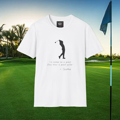 Golf-Inspired Unisex T-Shirt, Perfect Gift for Dad, Father's Day Present, Sporty Style Tee, Casual Wear, Golf Lover Apparel