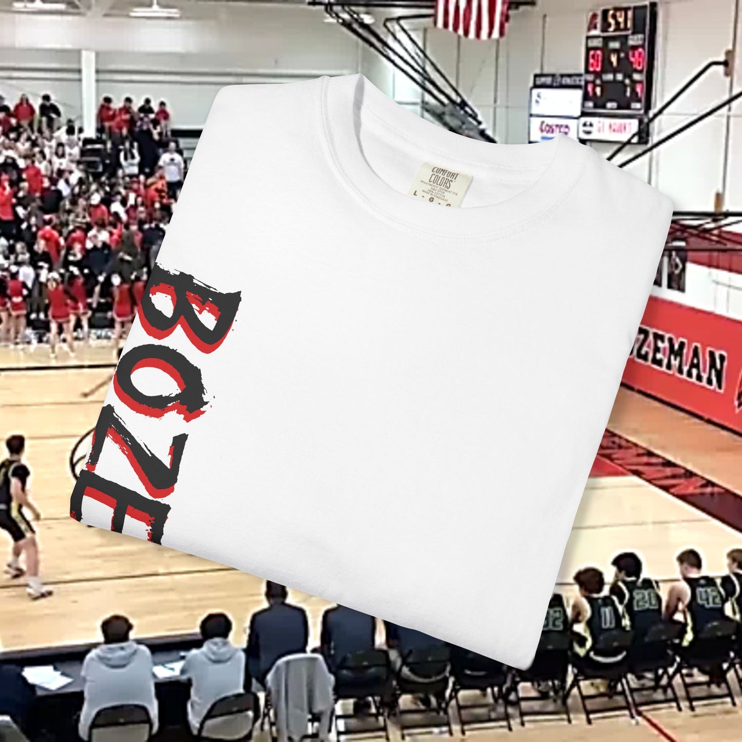 Hawk Unisex Garment-Dyed T-shirt | Sporty Style, Team Spirit, Casual Wear, Gift for Fans, Everyday Comfort