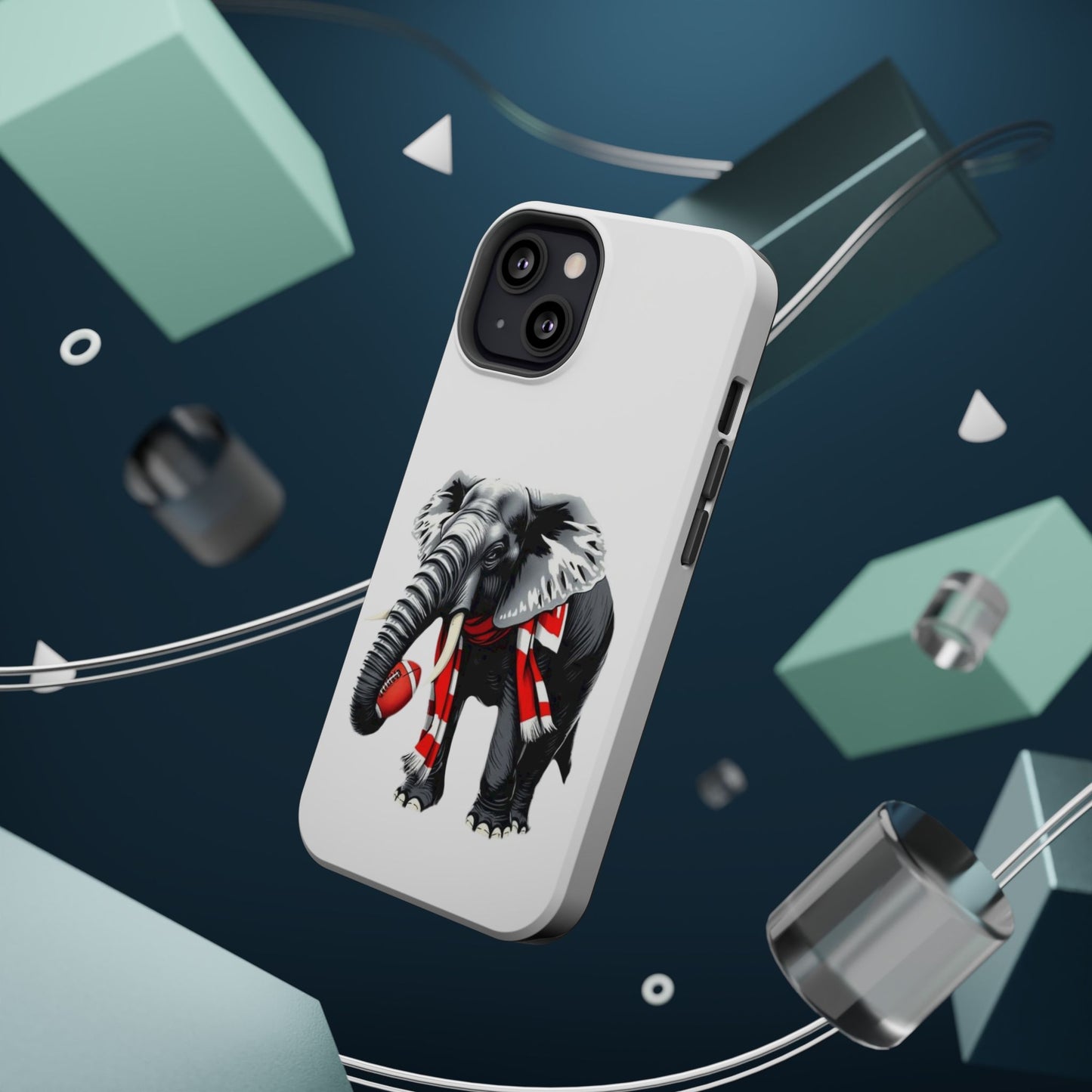 Vibrant Elephant Tough Cases - Unique Phone Case, Wildlife Lover Gift, Sports Team Accessory, Trendy Phone Cover, Fun Animal Design