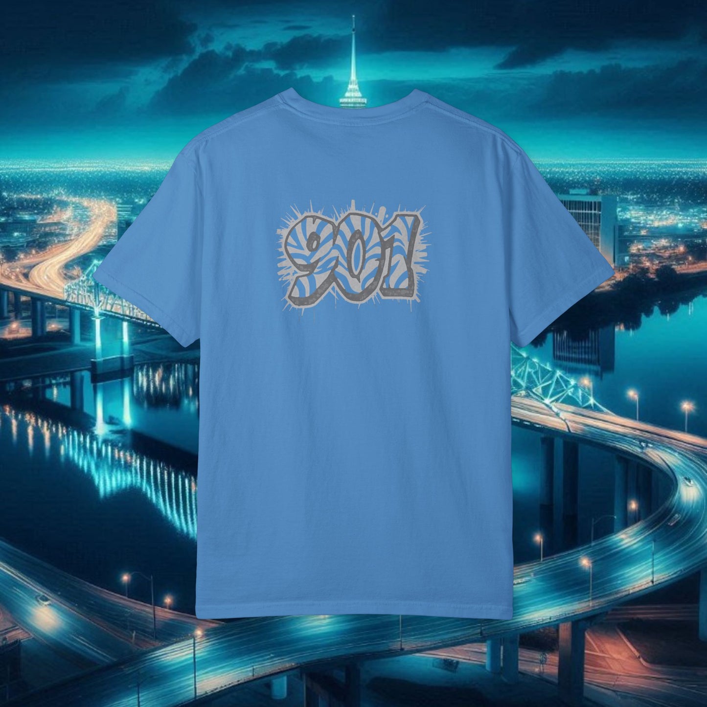 Memphis Graffiti Unisex T-shirt, Casual Streetwear Tee, Travel Souvenir, Gift for Music Lovers, Urban Style Apparel, Birthday Present