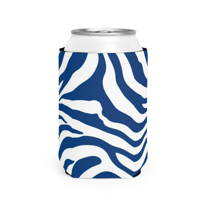Tiger Print Can Cooler Sleeve, Party Gift, Drink Holder, Fun Vibe, Summer BBQ, Beach Accessory, Gift for Tailgates