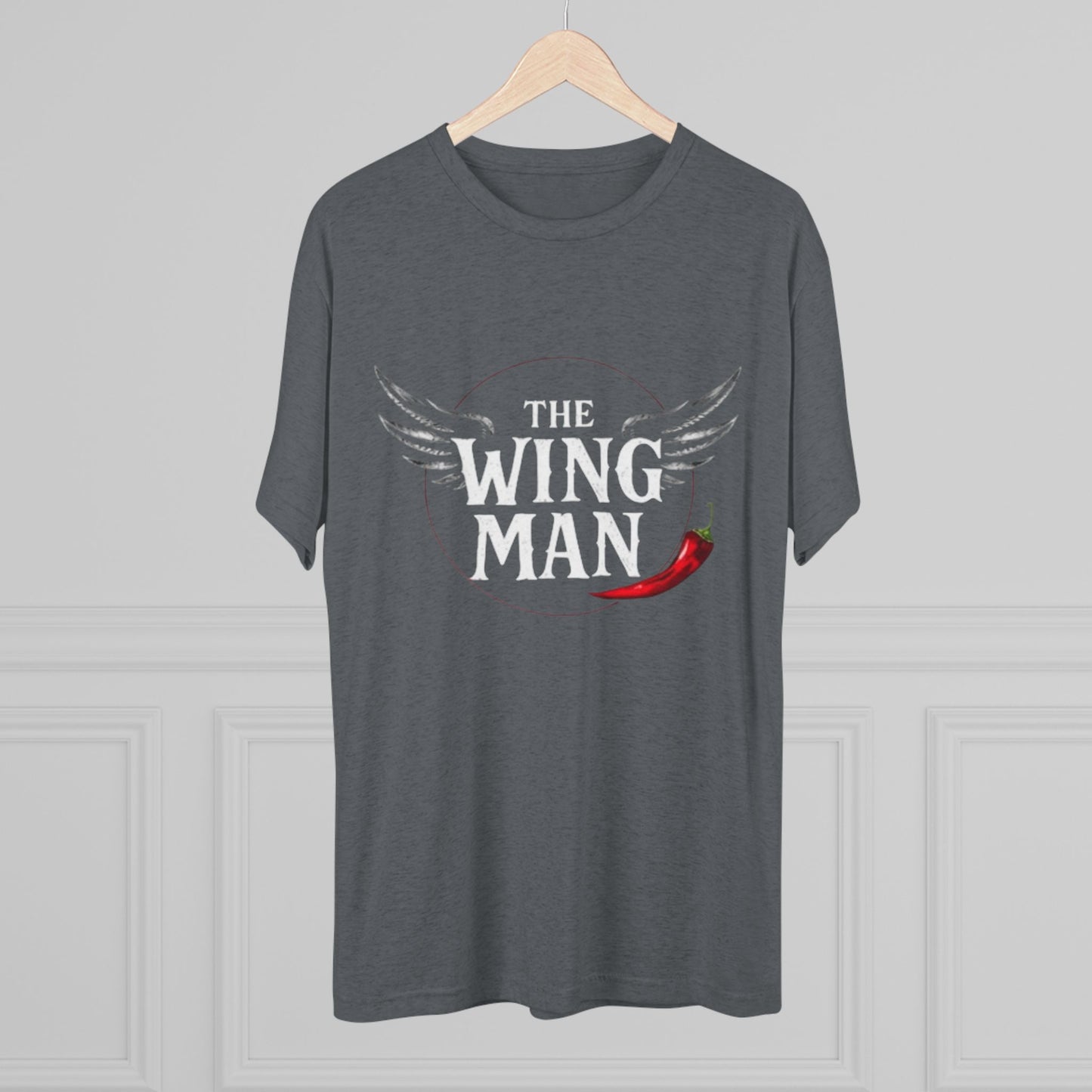 The Wingman T-Shirt — Funny Wingman Graphic Tee with Chili Pepper & Wings