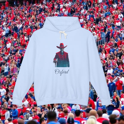 Oxford Lightweight Hoodie, Unisex Casual Wear, Perfect for Game Days, Gift for Sports Fans, Western Style Sweatshirt