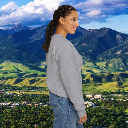 Montana 41 Crewneck Sweatshirt — State Outline Graphic