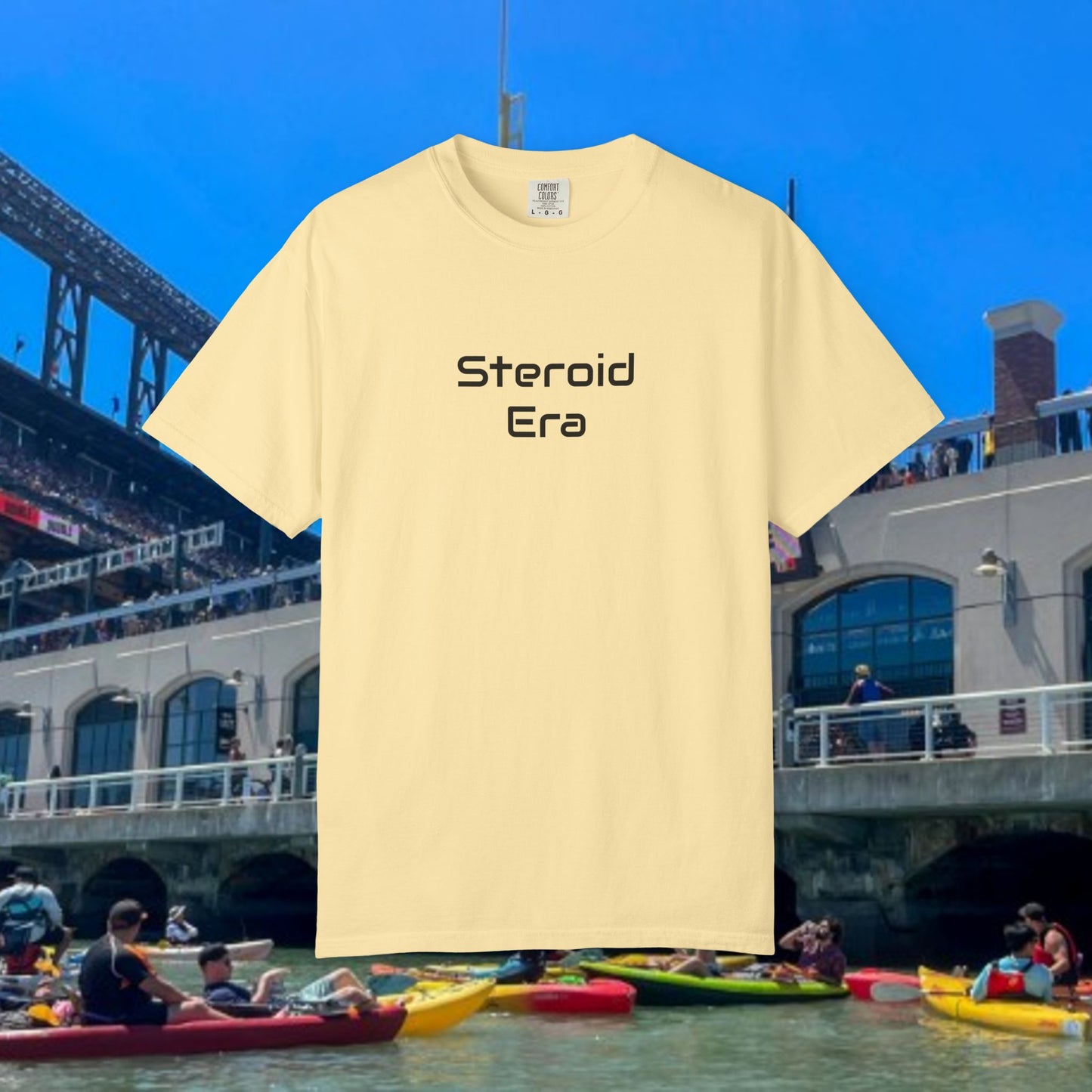 Vintage Baseball Unisex Garment-Dyed T-shirt, 90's Steroid Era Tee Shirt, Athletic Sports Tee, Retro Baseball Shirt, Sports Fan Gift,