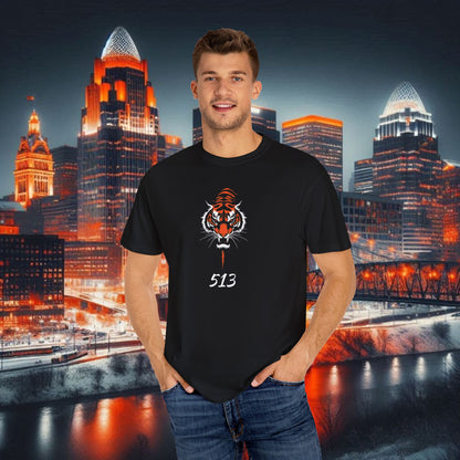 Cincinnati Area Code Graphic T-shirt, Unisex Tee, Streetwear Style, Casual Fashion, Gift for Football Fans