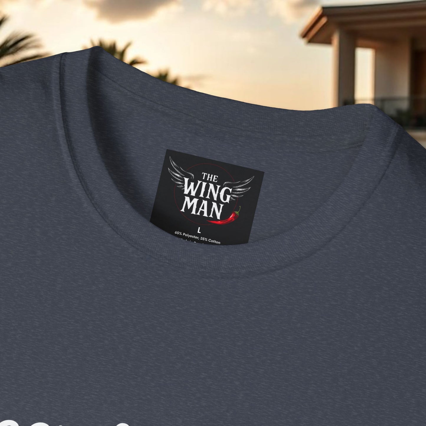 Beer & Wings Unisex Softstyle T-Shirt, Casual Gift for BBQ Lovers, Fun Drink Shirt, Summer Party Apparel, Unique Gift for Foodies