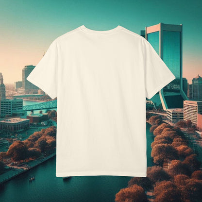 Duval Script T‑Shirt — Jacksonville Retro City Tee, Perfect for Gameday or Everyday Use. Soft style T-Shirt.