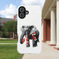 Vibrant Elephant Tough Cases - Unique Phone Case, Wildlife Lover Gift, Sports Team Accessory, Trendy Phone Cover, Fun Animal Design