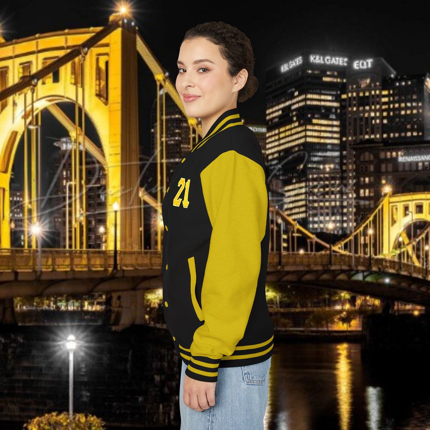 Legends 21 Varsity Jacket, Set yourself apart with this stylish fashion for gameday