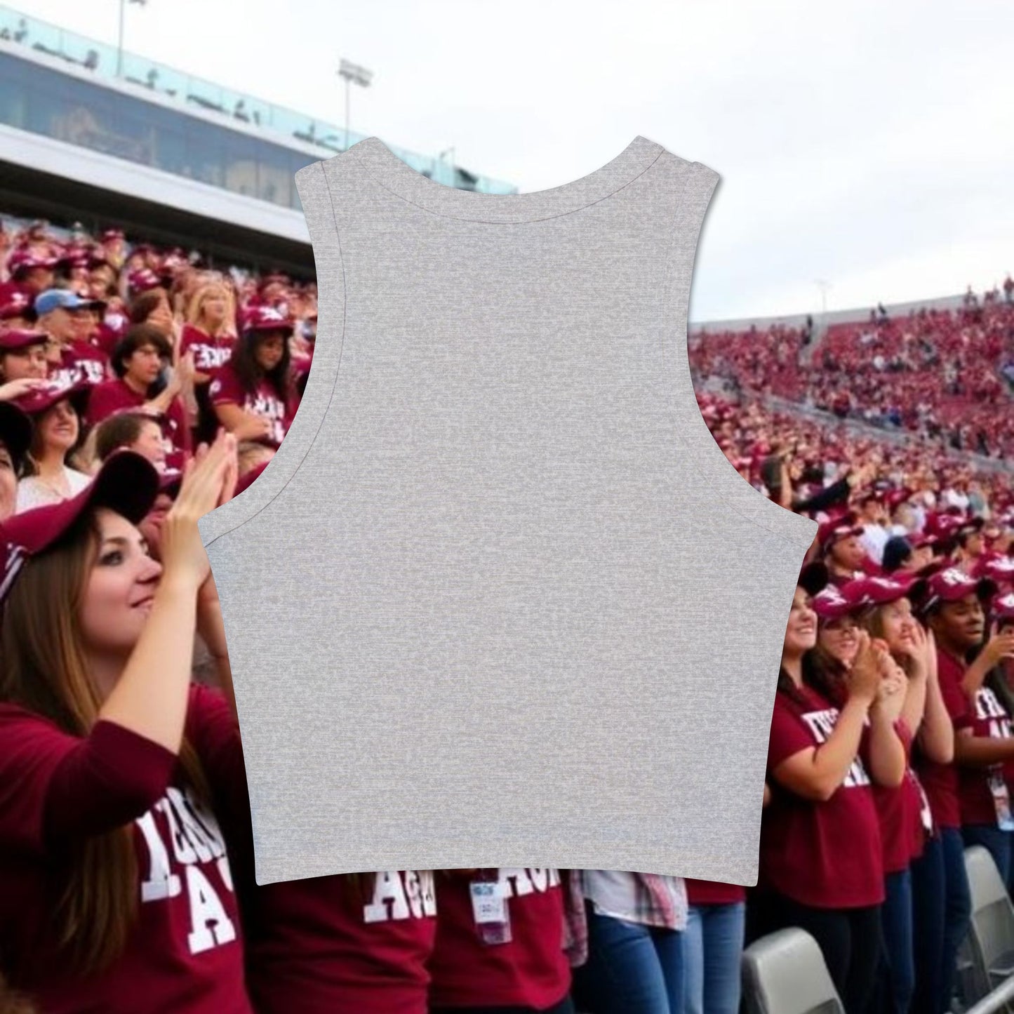 Cheerful Game Day Tank Top, Supportive Athletic Wear, Perfect for Sports Events, Casual Outing, Summer Gatherings, Gameday Fashion