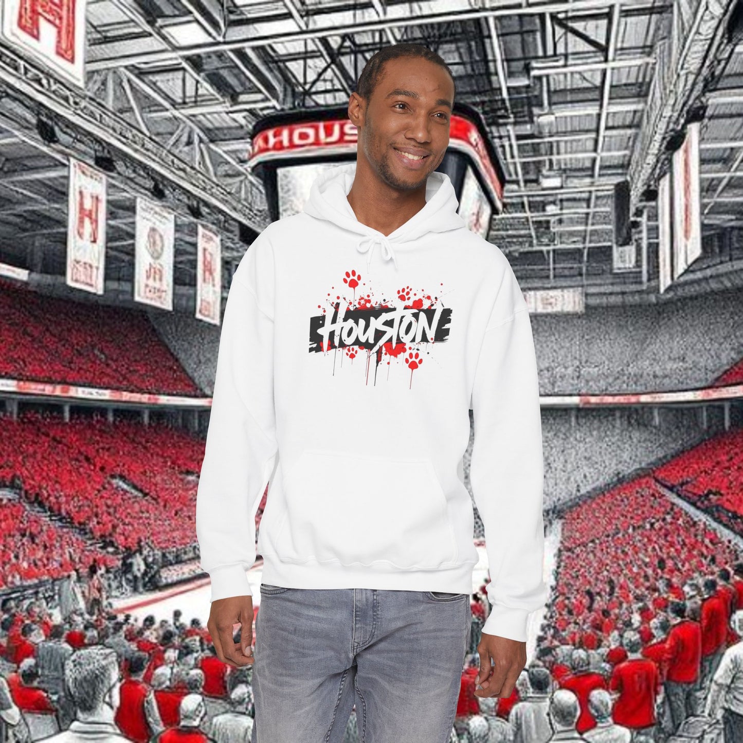 Graffiti Style Hoodie - Perfect for Game Day