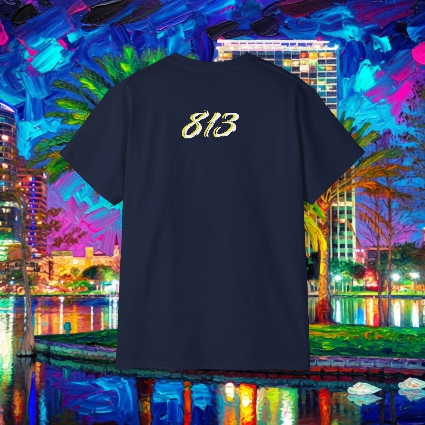 TB Monogram Tee — 813 Tampa Area Short-Sleeve T-Shirt