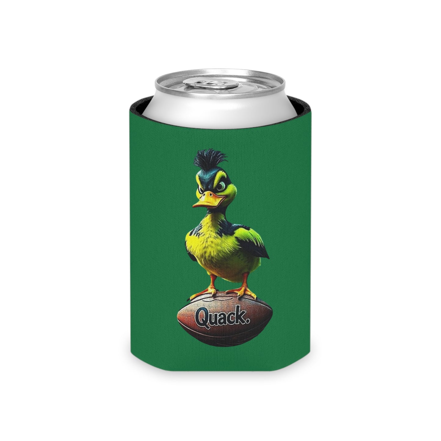 Duck on a Football Can Cooler | Game Day Drink Holder, Tailgate Gear, Fun Gift for Sports Fans, Summer Parties, Gameday