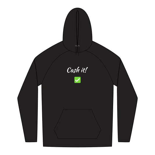 Cash it! Motivational Hoodie - Perfect for Gambling Days, Sports Bar Sessions, Gift for Friends, Encouraging Wear, Daily Comfort
