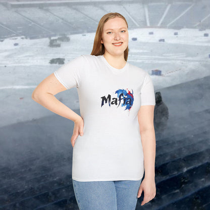 Mafia Graphic Tee, Unisex Softstyle T-Shirt for Casual Outings, Perfect Gift for Fans, Streetwear, Party Wear, Birthday Present