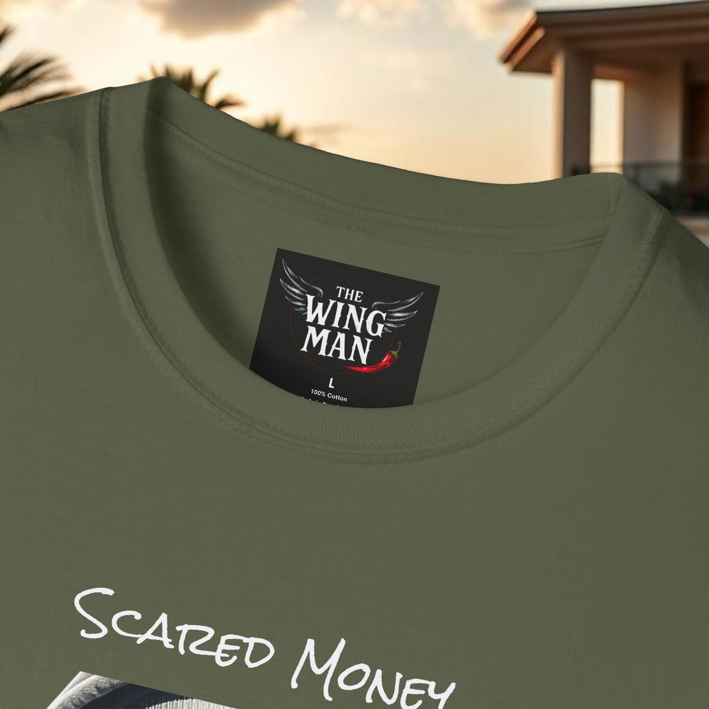 Scared Money Unisex Softstyle T-Shirt - Casual Wear, Streetwear, Gift for Him, Statement Tee, Urban Fashion