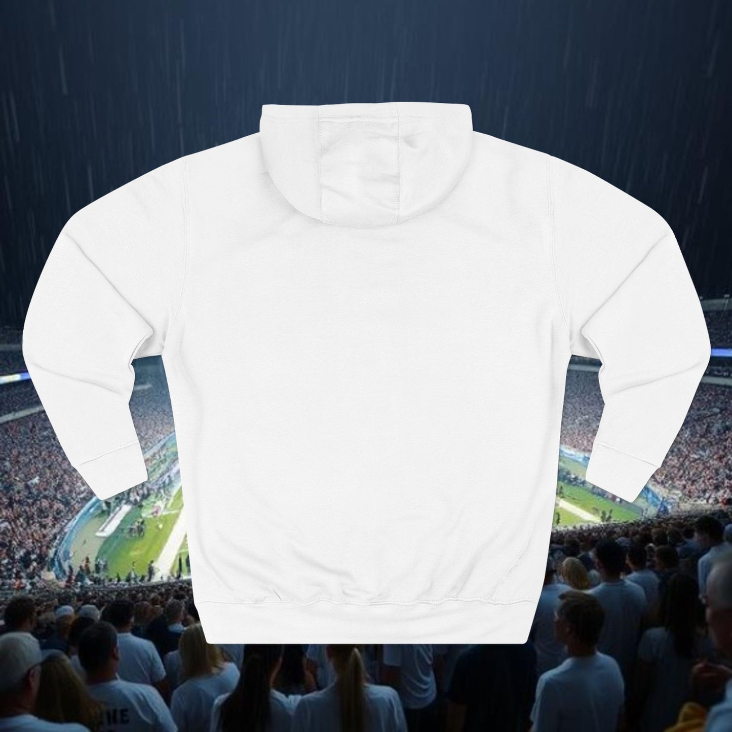 White Out Hoodie - Cozy Fleece, Stylish Layer, State College Gift, Casual Wear, Trendy Outfit, Winter Essential