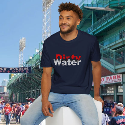 Dirty Water Unisex Softstyle T-Shirt | Casual Graphic Tee, Summer Outfit, Gift for Friends, Beachwear, Everyday Wear