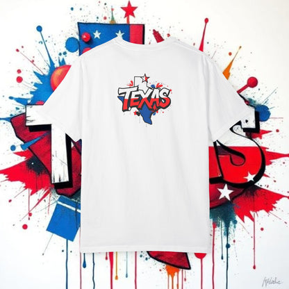 Texas 817 Graphic T-Shirt — Red, White & Blue State Pride Tee, Arlington Texas, Soft-Style T-Shirt, Perfect for Gameday