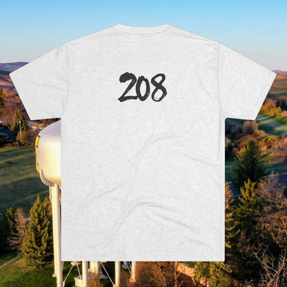 Idaho Script T‑Shirt — State Pride Tee, Tri-Blend Soft Style, Perfect for Class or Gameday.