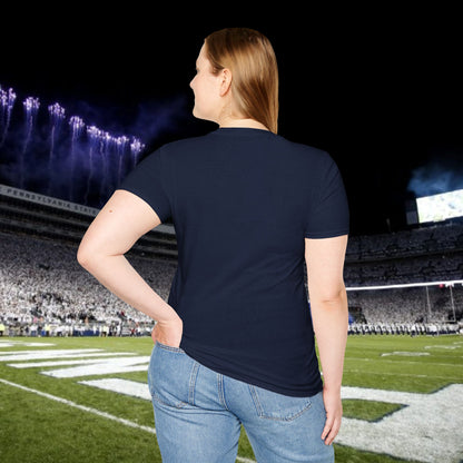 Fierce Silhouette Graphic T-Shirt, Unisex Tee, Gameday Shirt, Casual Wear, College Fashion, Gift for White Out Game