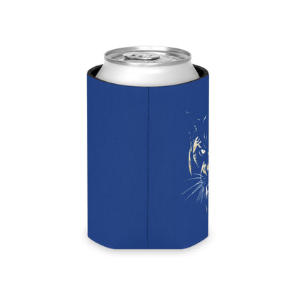 Panther Silhouette Can Cooler, Drink Sleeve, Beverage Insulator, Game Day Accessory, Party Favor, Sports Team Gear