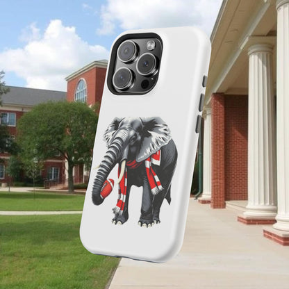 Vibrant Elephant Tough Cases - Unique Phone Case, Wildlife Lover Gift, Sports Team Accessory, Trendy Phone Cover, Fun Animal Design