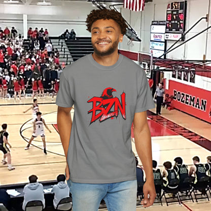 Bozeman Spirit Unisex Garment-Dyed T-Shirt, Athletic Wear, Fan Tee, Casual Style, Game Day Shirt, School Pride Apparel