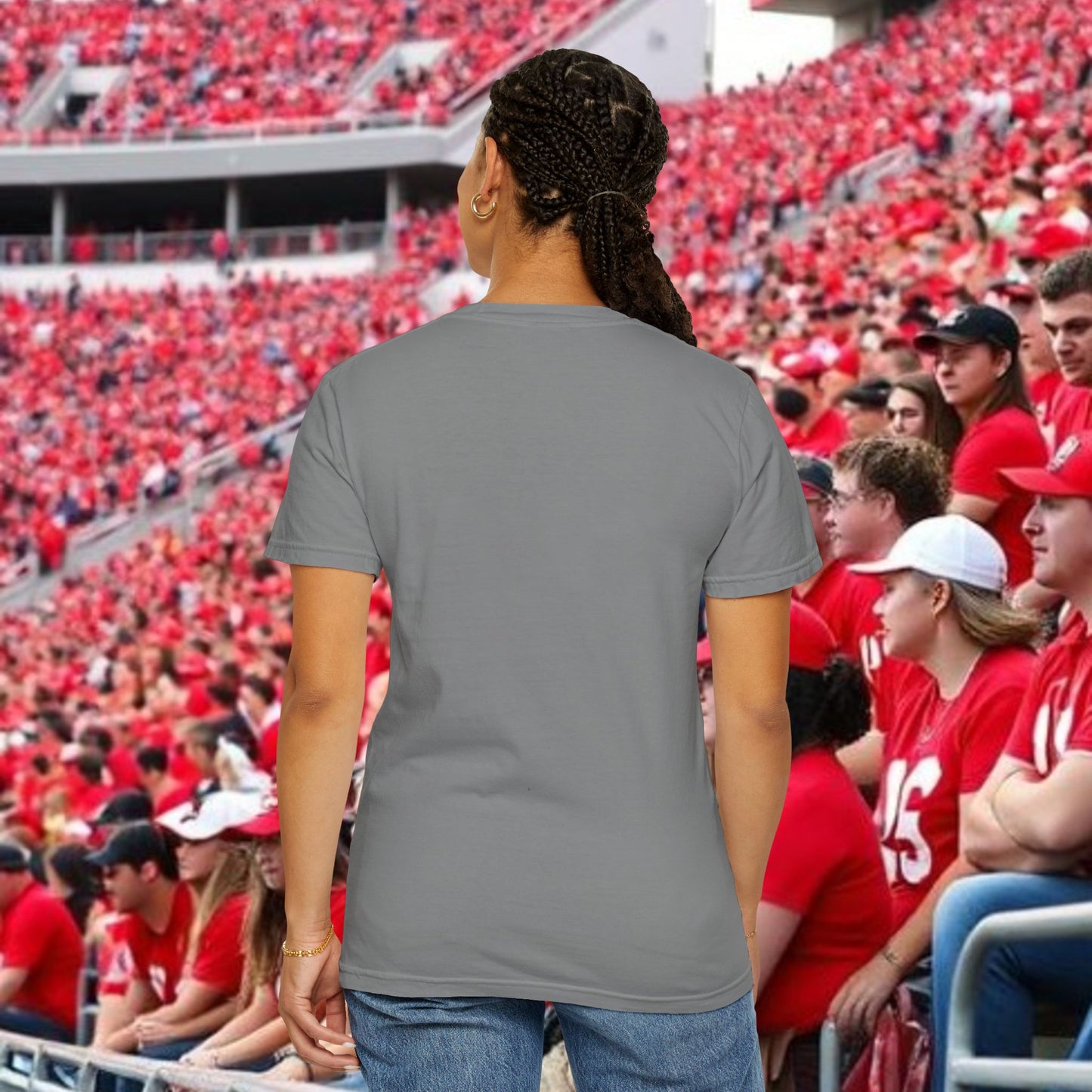 Ki-yi Unisex Garment-Dyed T-shirt, Artistic Tee, Casual Wear, Gift for Friends, Unique Fashion, Everyday Comfort