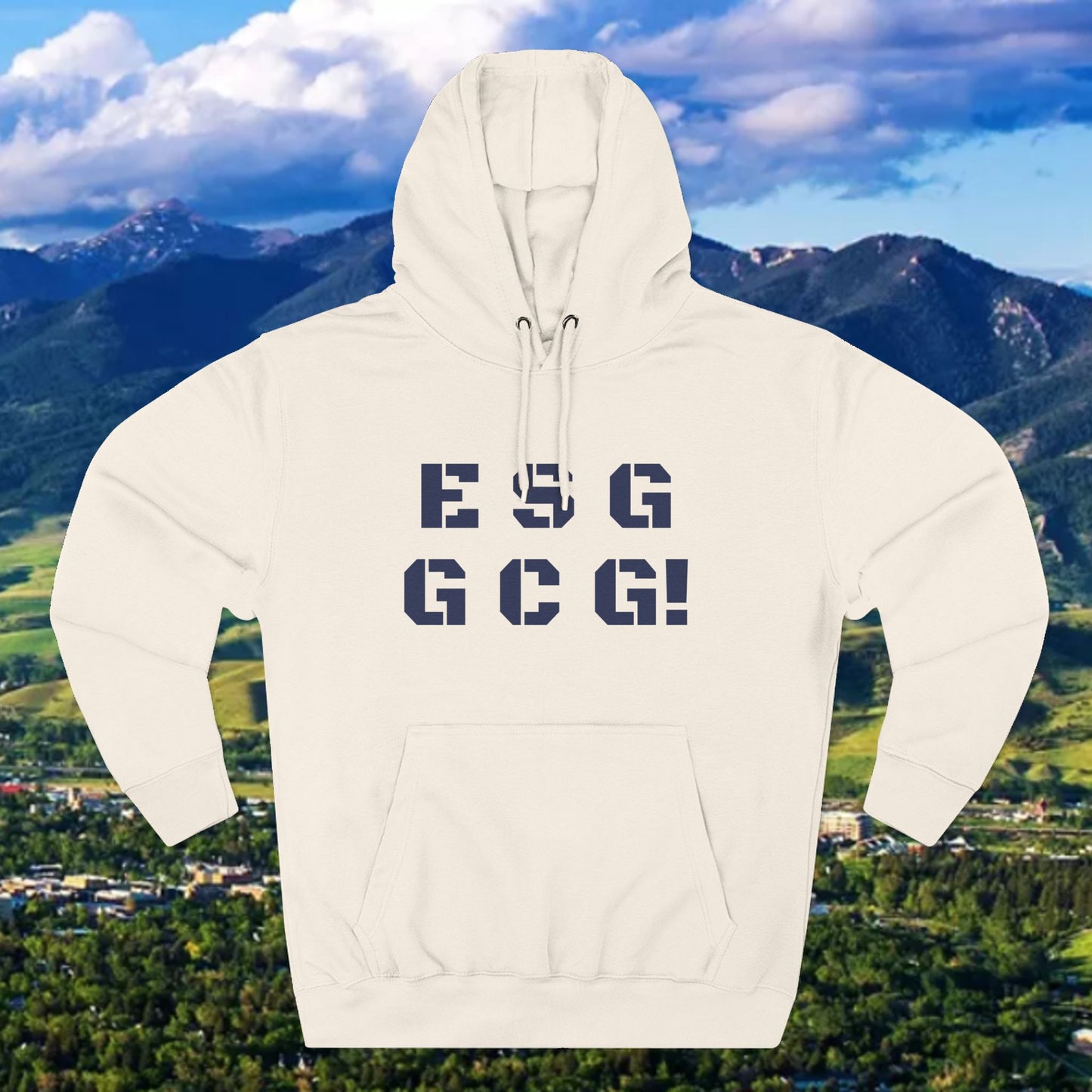 Eat Sh*t Grizzlies Go Cats Go Cozy Three-Panel Fleece Hoodie for Football Season, Relaxed Fit, Casual Wear, Unisex, Perfect for Bobcat Games