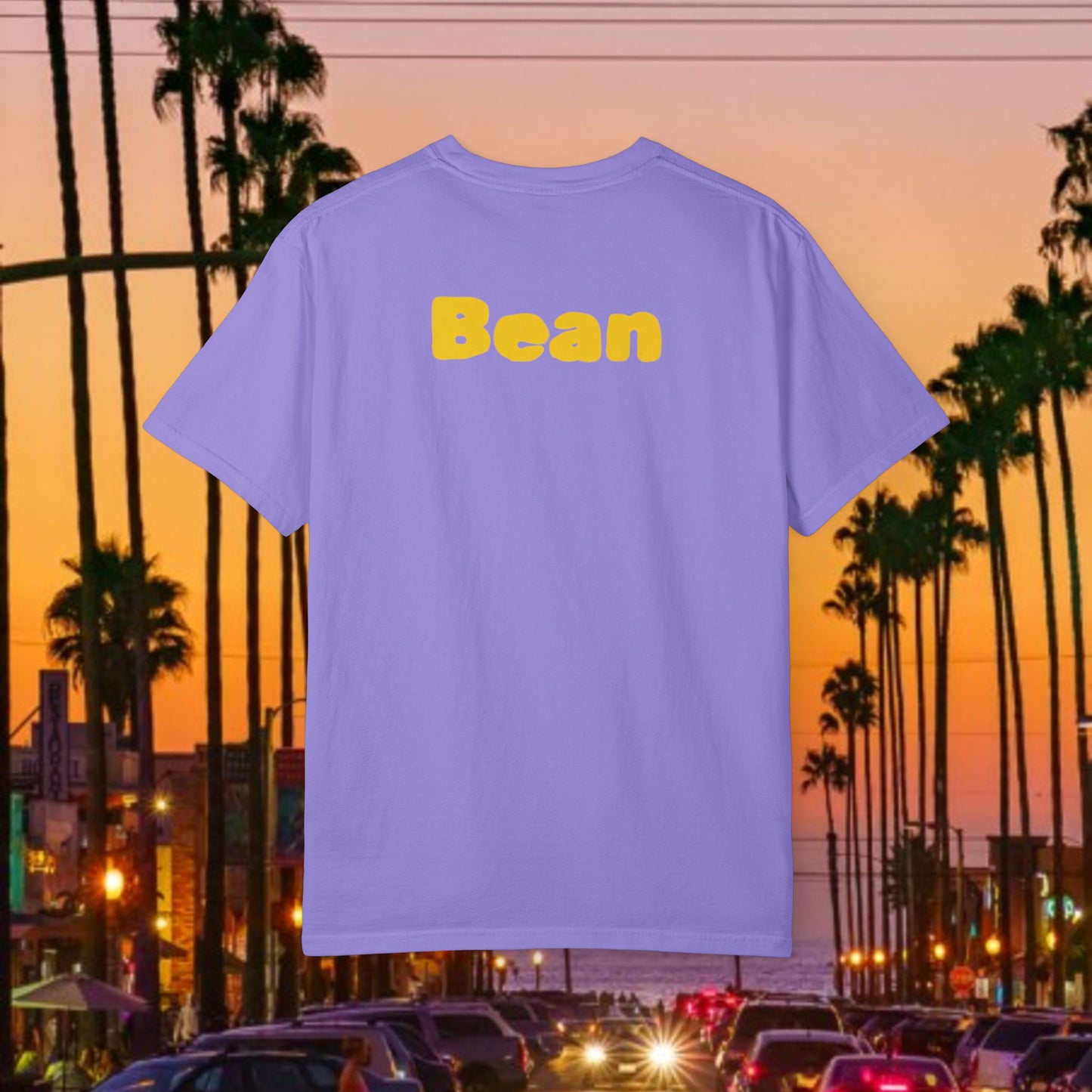 Legend Tribute Unisex Garment-Dyed T-Shirt with '8 & 24' and 'Bean' Text - Casual Wear, Gift for Friends