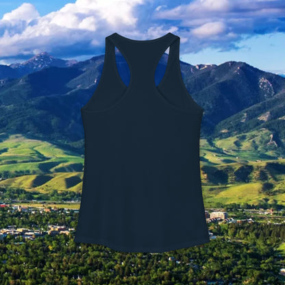 Bozeman Saturdays Racerback Tank, Women's Workout Top, Casual Summer Top, Gift for College Students
