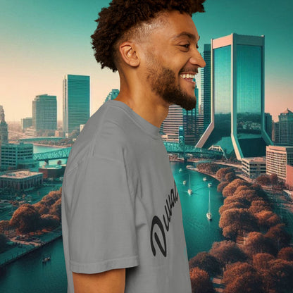 Duval Script T‑Shirt — Jacksonville Retro City Tee, Perfect for Gameday or Everyday Use. Soft style T-Shirt.