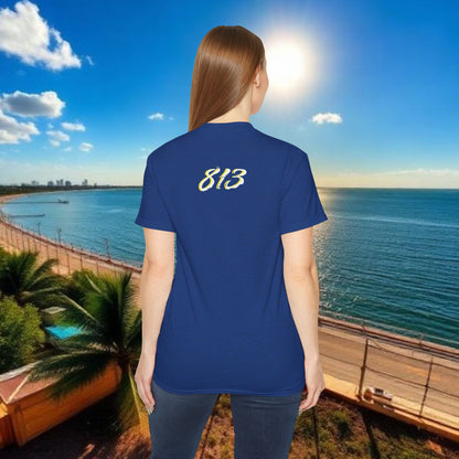 TB Monogram Tee — 813 Tampa Area Short-Sleeve T-Shirt
