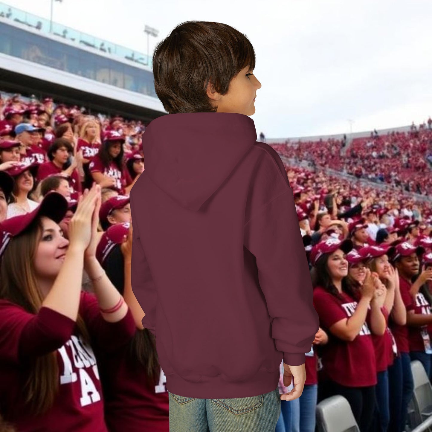 Stylish Sports Hoodie for Young Fans | Game Day, School Spirit, Team Apparel, Gifts for Kids, Comfortable Casual Wear