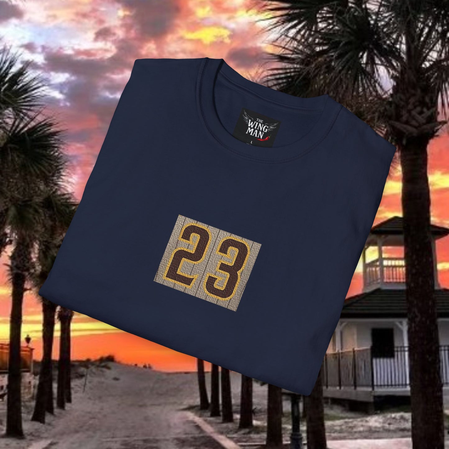 Baseball Stars Unisex Softstyle T-Shirt with Retro 23 Design, Casual Wear, Gift for Sports Lovers, Baseball Fans