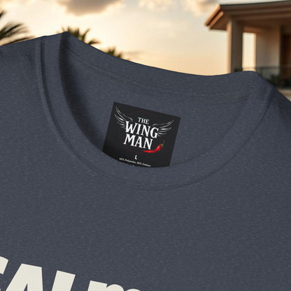 Calm Vibes Unisex Softstyle T-Shirt | Relaxing Tee, Chill Shirt, Gift for Stress Relief, Casual Wear, Mindfulness Apparel