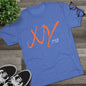 NYC Retro Graphic Tee — 'NY' Repeat & XV 718 Script City T‑Shirt
