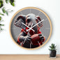 Playful Elephant Football Wall Clock, Unique Home Decor, Gift for Sports Lovers, Children's Room Decor, Fun Wall Art