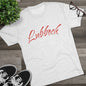Lubbock Script Tee — Red Cowboy Skull Graphic Crew Shirt, Tri-Blend, Super Soft T-Shirt, Perfect for Gameday