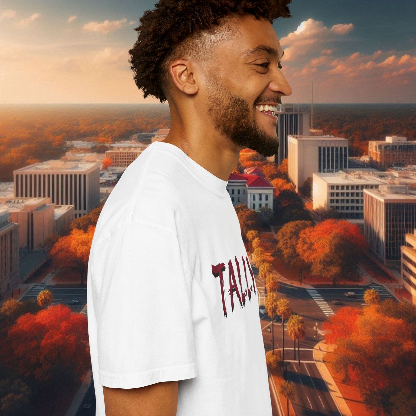 T-Shirt with 'TALLY' Print, Perfect for Game Day, Festival Wear, Casual Outings, and Sporting Events