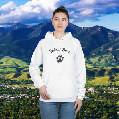 Bobcat Born Eco-Friendly Hoodie - Unisex, Casual Layer, Perfect for Students, Wildlife Lovers, College Spirit Wear, Gift Idea