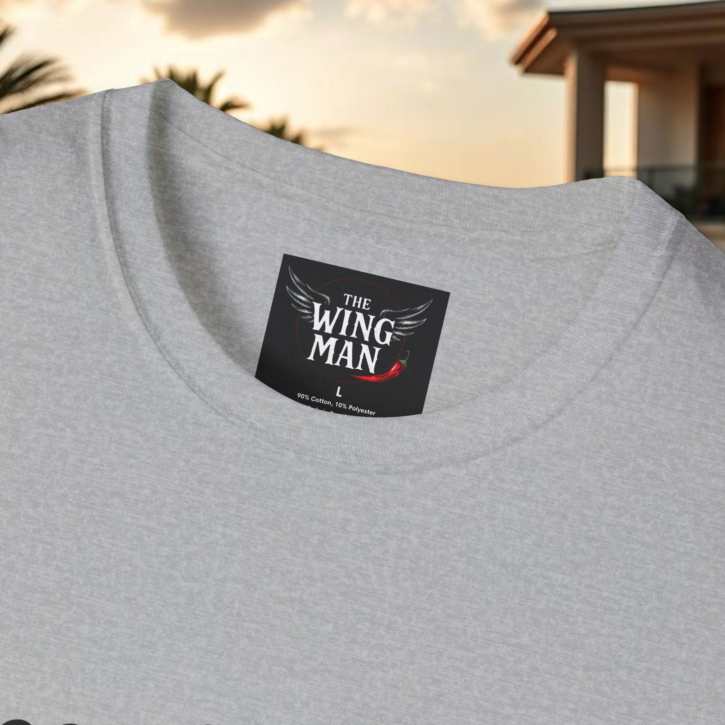 Beer & Wings Unisex Softstyle T-Shirt, Casual Gift for BBQ Lovers, Fun Drink Shirt, Summer Party Apparel, Unique Gift for Foodies