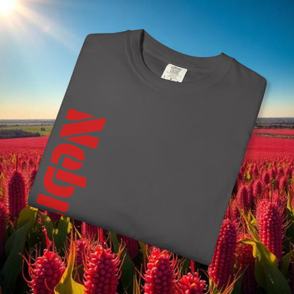 Lincoln Nebraska Area Code T-Shirt — White Tee with Red "Nebraska" & 402 Back Print, Soft-Style T-Shirt