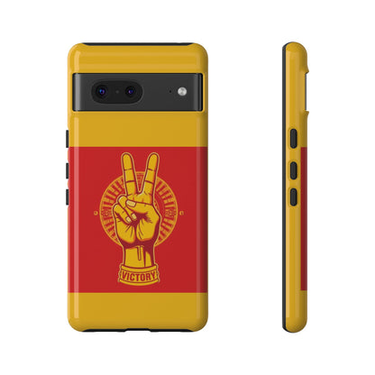 Victory Inspired Symbol Phone Case, Tough Phone Cover, Gift for Empowerment, Inspirational Tech Accessory, Unique Phone Protection