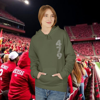 Boar Graphic Hoodie — Rugged Wild Boar Illustration with '479' Chest Print