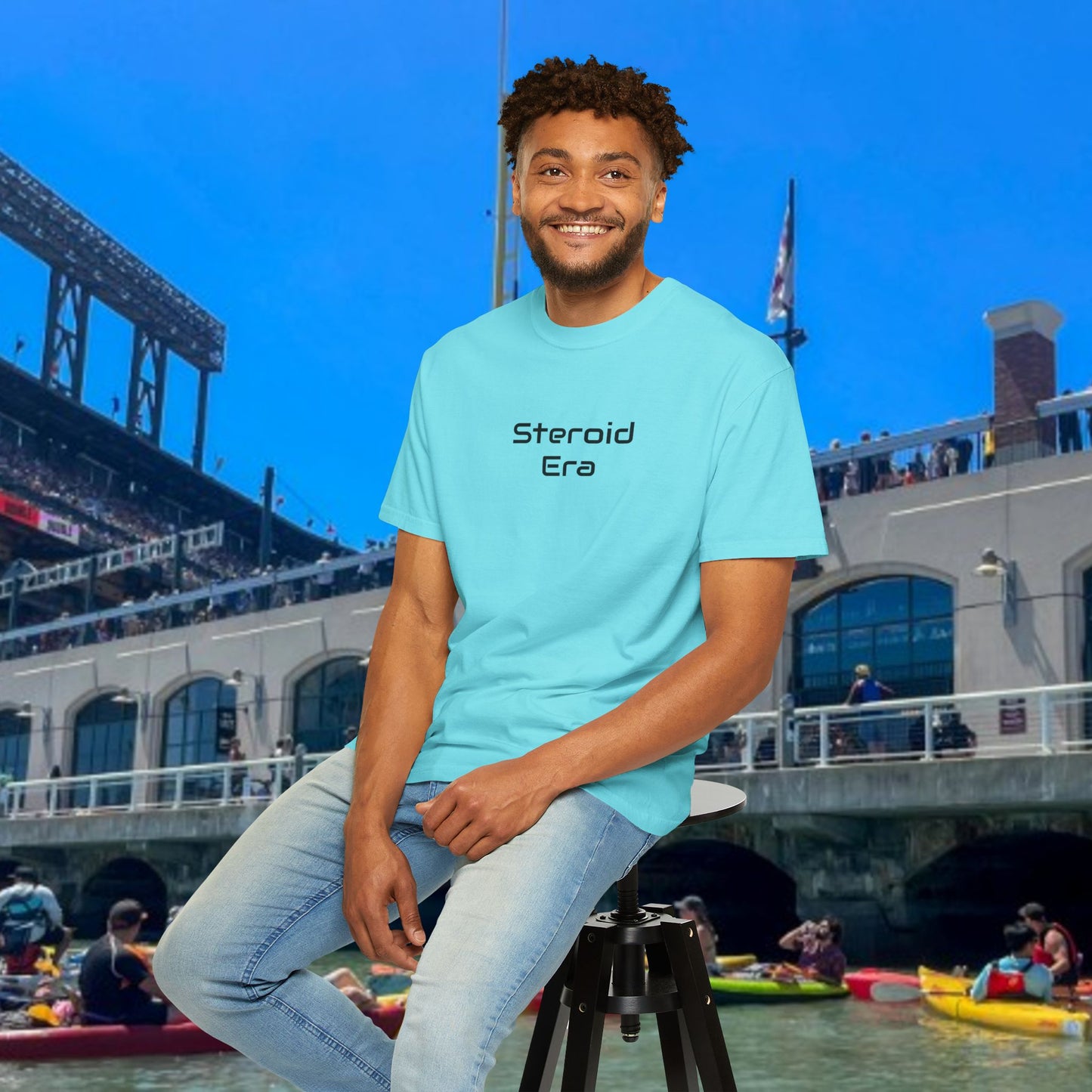 Vintage Baseball Unisex Garment-Dyed T-shirt, 90's Steroid Era Tee Shirt, Athletic Sports Tee, Retro Baseball Shirt, Sports Fan Gift,