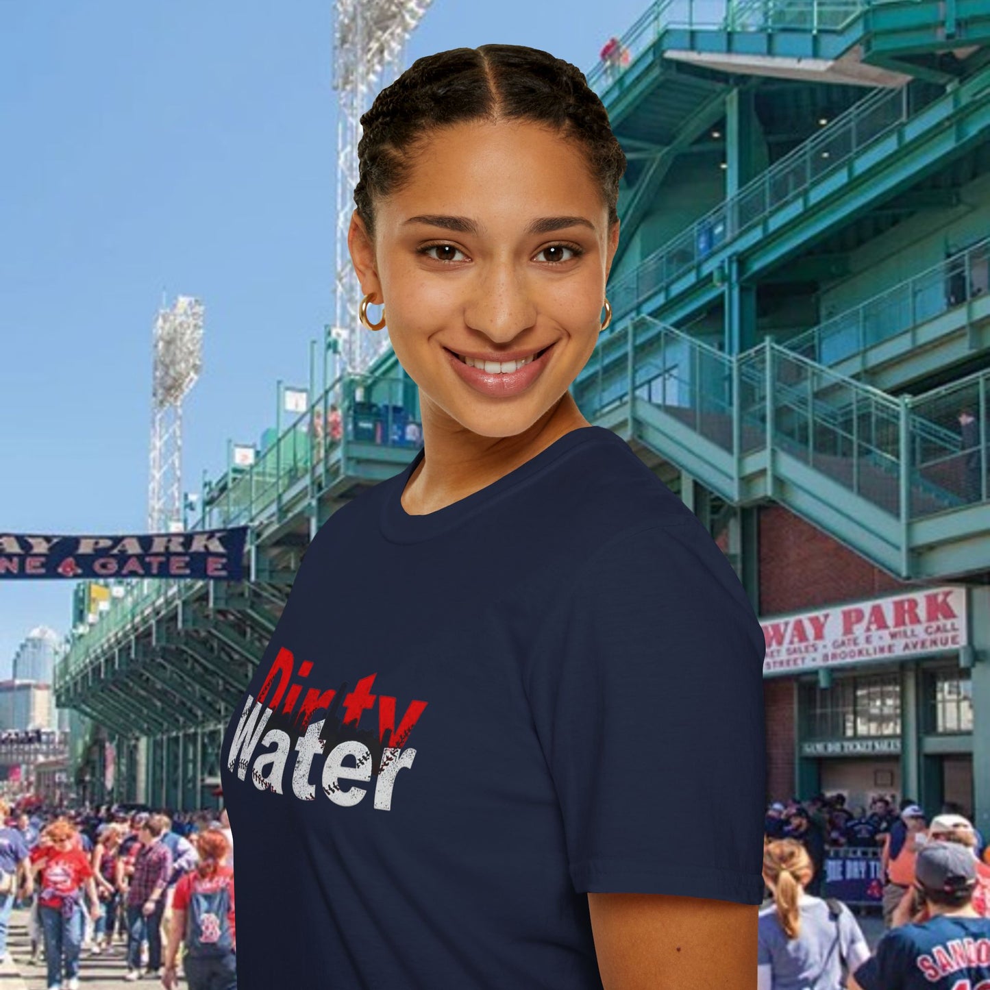 Dirty Water Unisex Softstyle T-Shirt | Casual Graphic Tee, Summer Outfit, Gift for Friends, Beachwear, Everyday Wear