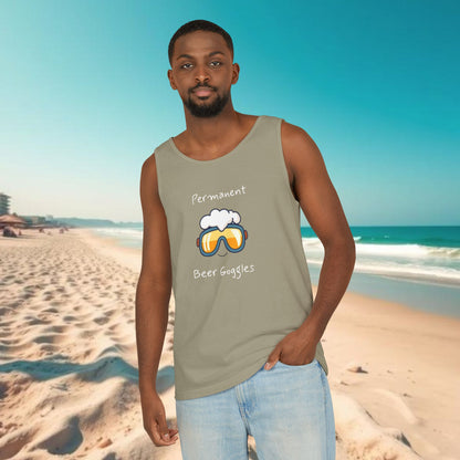 Beer Goggles Tank Top, Unisex Tank, Summer Apparel, Beachwear, Funny Gift, Pool Party Top